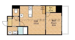 ゼンパレス日本橋の物件間取画像